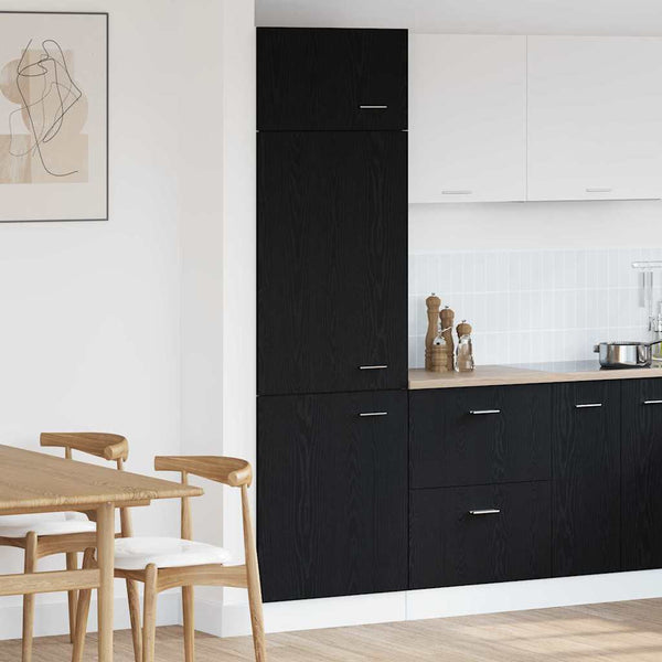 Hängeschrank Lyon Schwarz Eichen-Optik 207cm