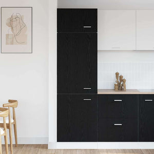 Hängeschrank Lyon Schwarz Eichen-Optik 207cm