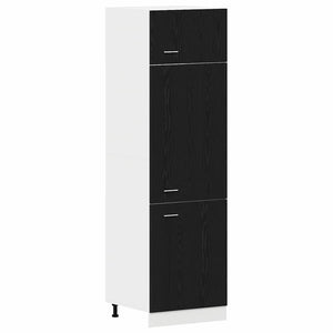 Hängeschrank Lyon Schwarz Eichen-Optik 207cm