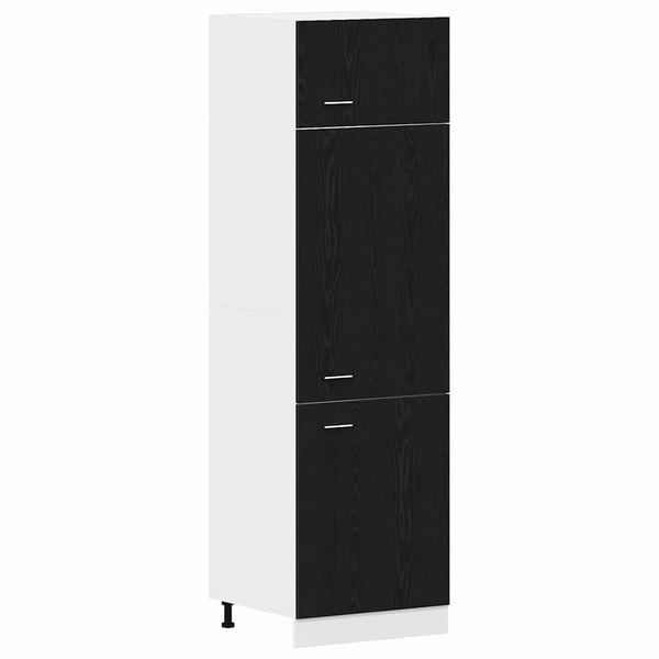 Hängeschrank Lyon Schwarz Eichen-Optik 207cm