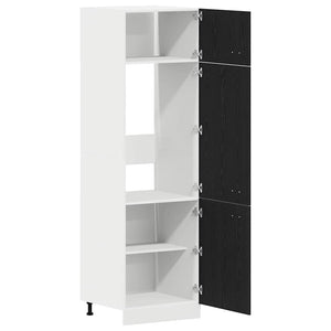 Hängeschrank Lyon Schwarz Eichen-Optik 207cm
