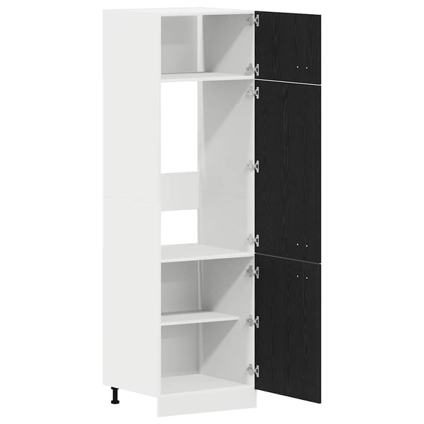 Hängeschrank Lyon Schwarz Eichen-Optik 207cm