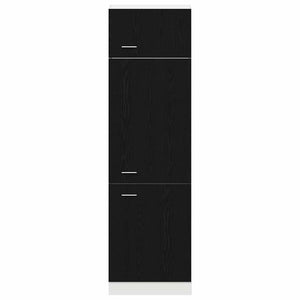 Hängeschrank Lyon Schwarz Eichen-Optik 207cm