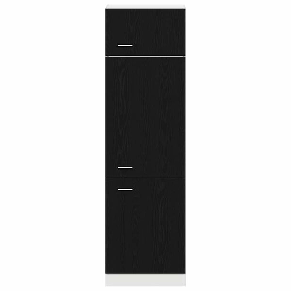 Hängeschrank Lyon Schwarz Eichen-Optik 207cm