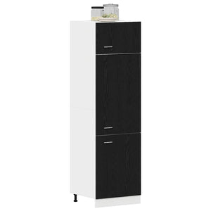 Hängeschrank Lyon Schwarz Eichen-Optik 207cm