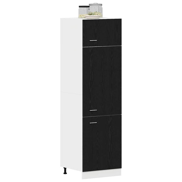 Hängeschrank Lyon Schwarz Eichen-Optik 207cm
