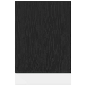 Geschirrspülerblende Lyon Schwarz Eiche 45x67 cm
