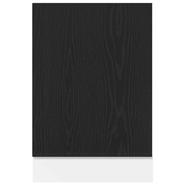 Geschirrspülerblende Lyon Schwarz Eiche 45x67 cm