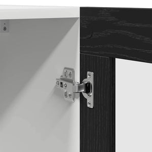 Hängeschrank Schwarz Eichen-Optik 60cm