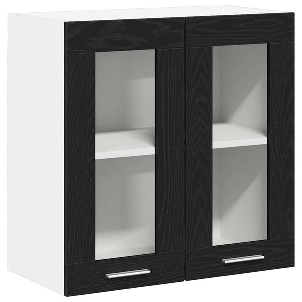 Hängeschrank Schwarz Eichen-Optik 60cm