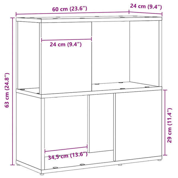 TV-Schrank Set Schwarz 60 cm