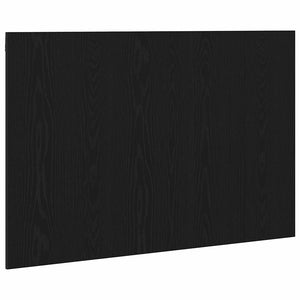 Wandmontiertes Bettkopfteil Schwarz Eiche