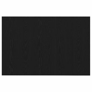 Wandmontiertes Bettkopfteil Schwarz Eiche