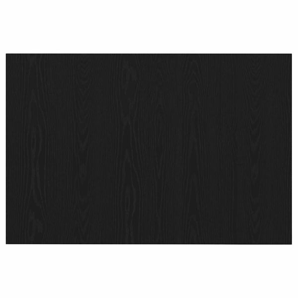 Wandmontiertes Bettkopfteil Schwarz Eiche