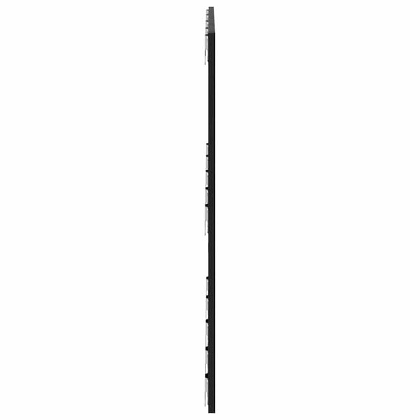 Wandmontiertes Bettkopfteil Schwarz Eiche