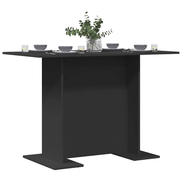 Schwarzer Esstisch 110x60 cm