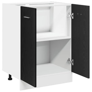 Unterschrank Schwarzeiche 60 cm