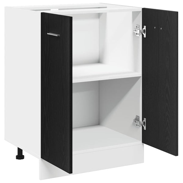 Unterschrank Schwarzeiche 60 cm