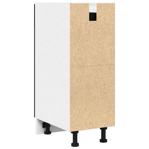 Hängeschrank Schwarz Eichenoptik, 30x46x81,5 cm