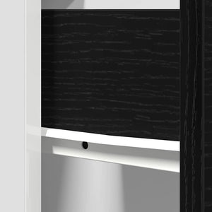 Hängeschrank Schwarz Eichen-Optik 40x81.5 cm