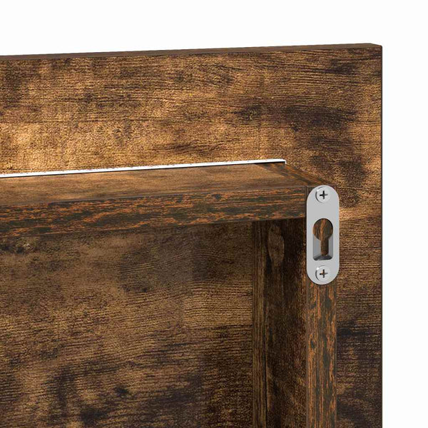 Wandspiegel Braun 80x37cm