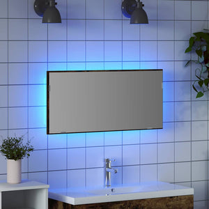 Wandspiegel Braun 80x37cm