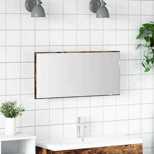 Wandspiegel Braun 80x37cm