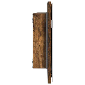 Wandspiegel Braun 80x37cm