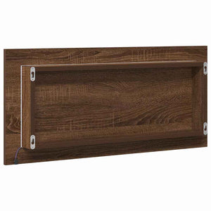 Spiegel Braun Eichen-Optik 80x37 cm