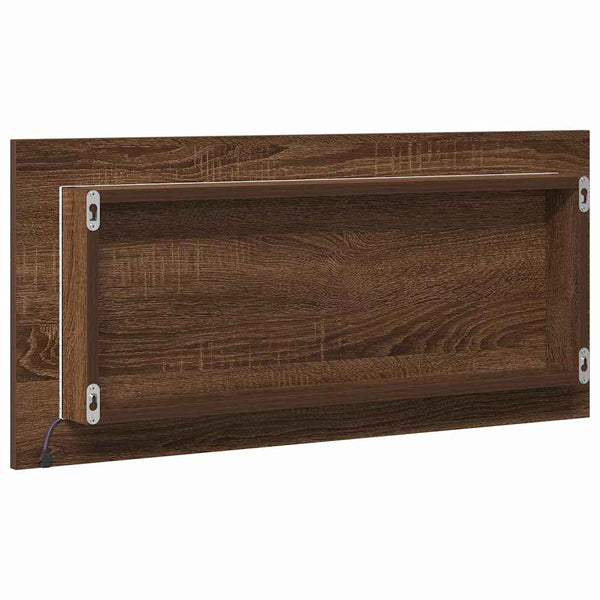 Spiegel Braun Eichen-Optik 80x37 cm