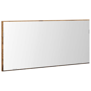 Wandspiegel Altholz Optik 80x37 cm