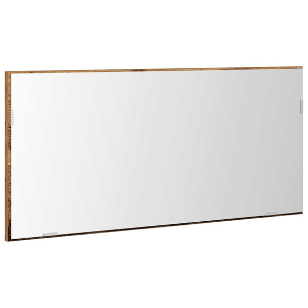 Wandspiegel Altholz Optik 80x37 cm