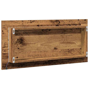 Wandspiegel Altholz Optik 80x37 cm