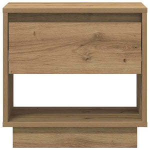 vidaXL Table de chevet chêne artisan 45 x 34 x 44 cm bois d'ingénierie