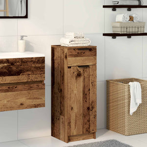 Badezimmerschrank Altholz 32x34x90 cm