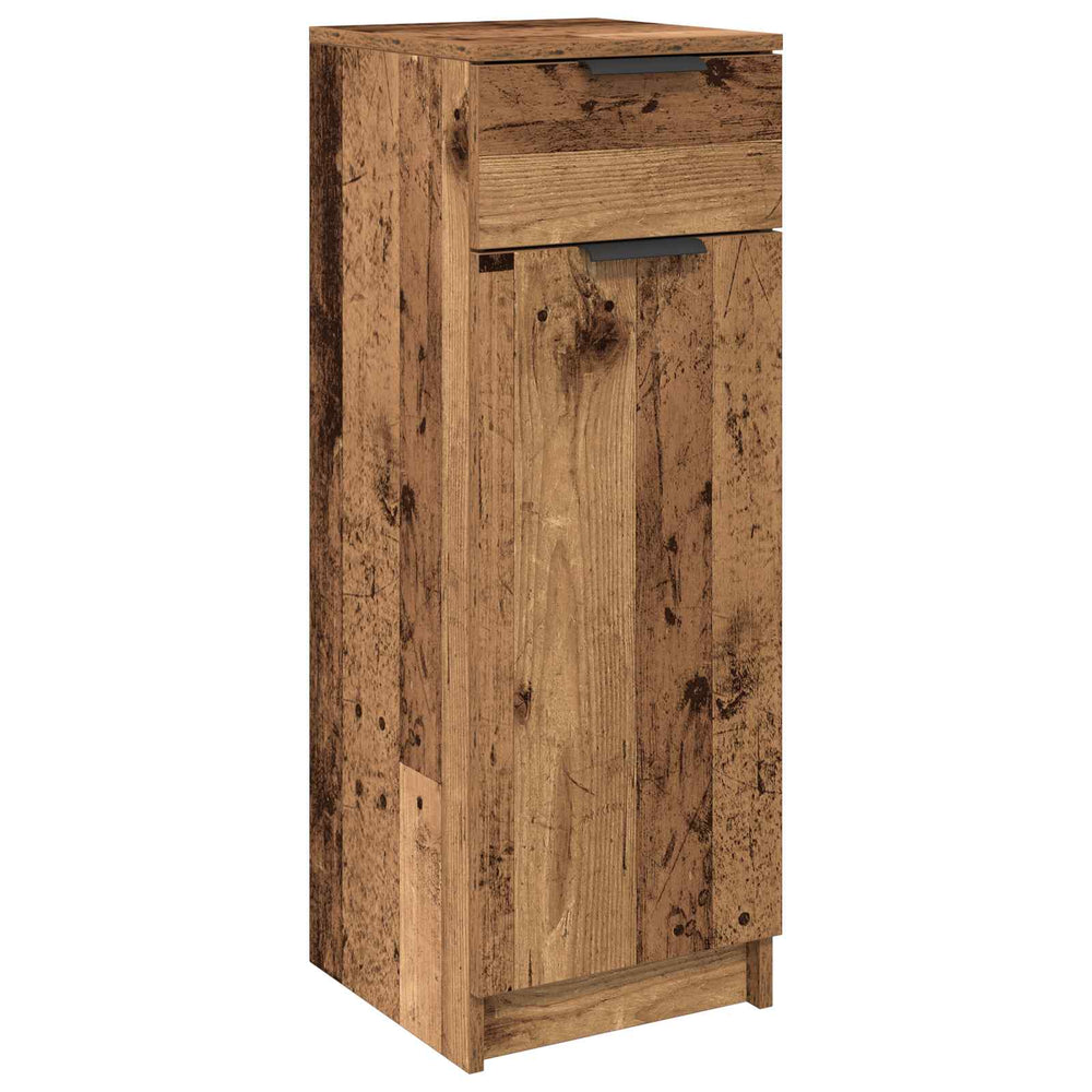 Badezimmerschrank Altholz 32x34x90 cm
