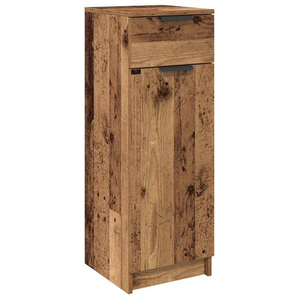 Badezimmerschrank Altholz 32x34x90 cm