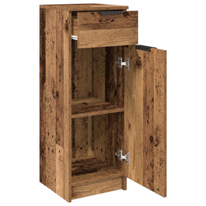 Badezimmerschrank Altholz 32x34x90 cm