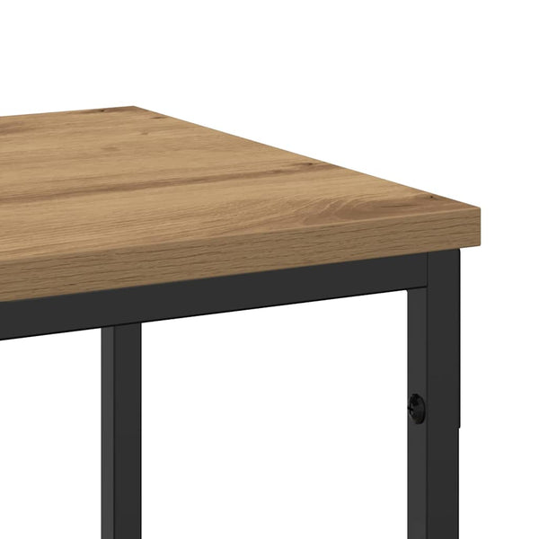 Konsolentisch Eiche mit Regal 200cm