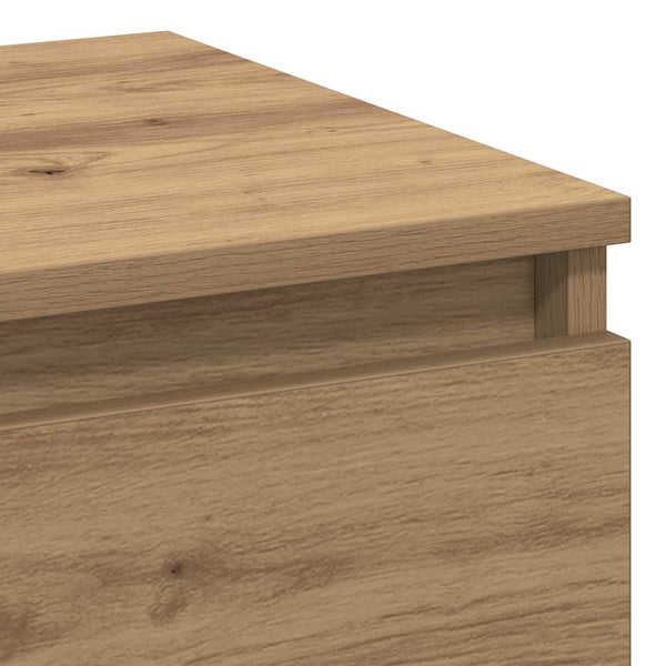 Nachttisch 2er Set Eiche 40x35x50 cm
