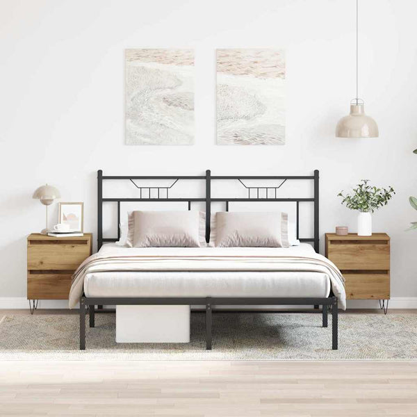 Nachttisch 2er Set Eiche 40x35x50 cm