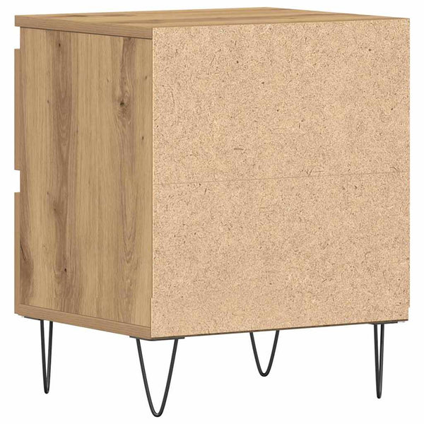 Nachttisch 2er Set Eiche 40x35x50 cm
