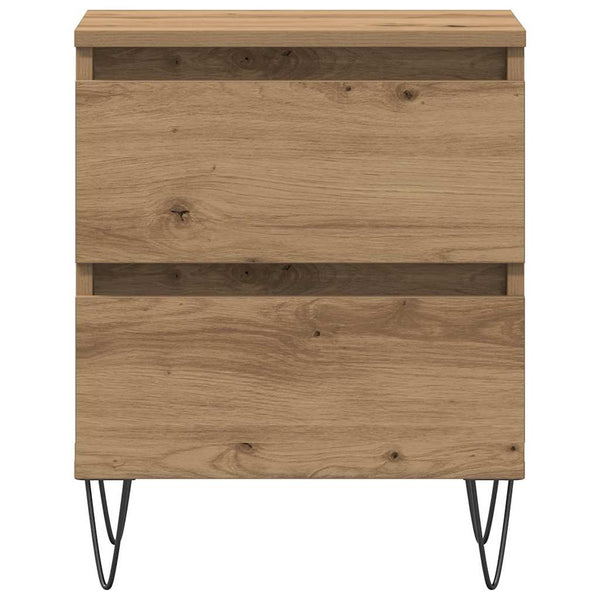 Nachttisch 2er Set Eiche 40x35x50 cm