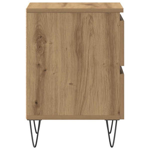 Nachttisch 2er Set Eiche 40x35x50 cm