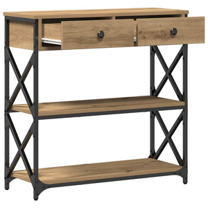 Konsolentisch Artisan-Eiche mit Schubladen