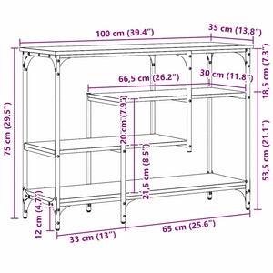 Konsolentisch Altholz 100cm