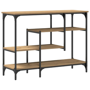 Konsolentisch Artisan Eiche mit Regal 100cm