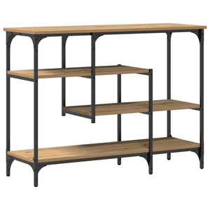 Konsolentisch Artisan Eiche mit Regal 100cm