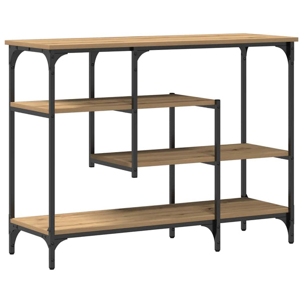 Konsolentisch Artisan Eiche mit Regal 100cm