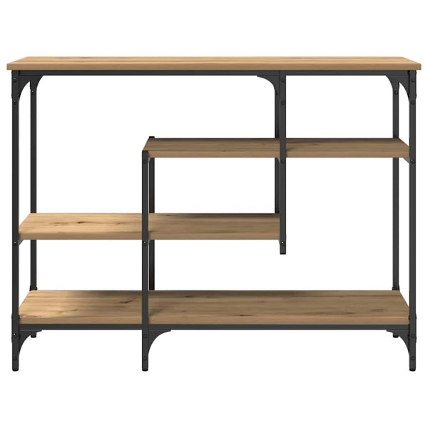 Konsolentisch Artisan Eiche mit Regal 100cm